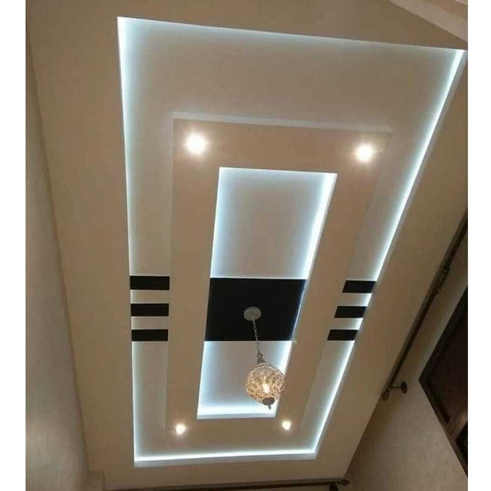Gypsum false ceiling installation